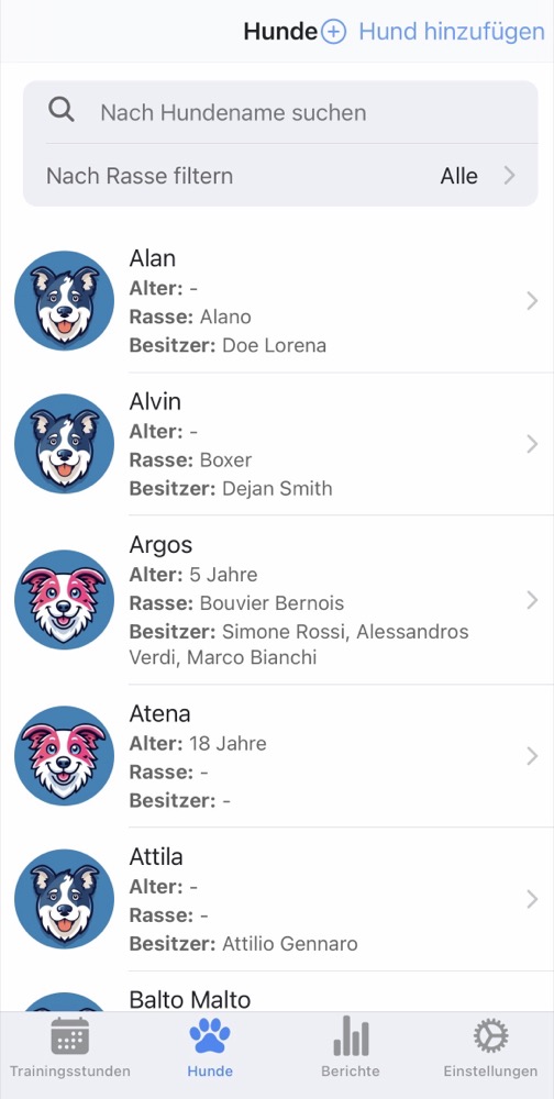 Hundeliste